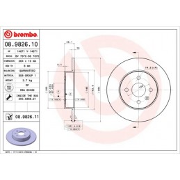 BREMBO 08.9826.11...