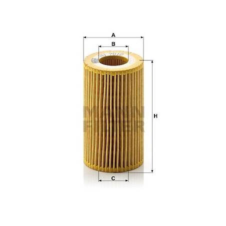 MANN Olejovy filter HU 7010 z  OL.GOLF VI,IBIZA 2.0TDI 08-