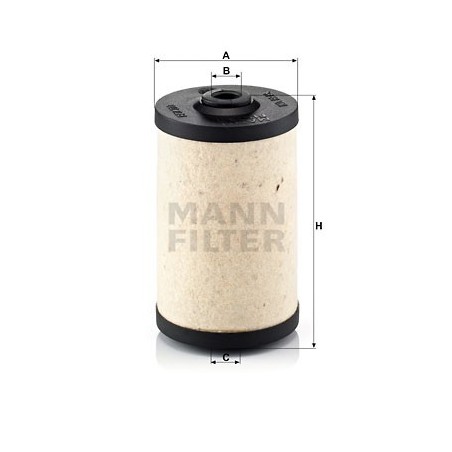 MANN Palivovy filter BFU 700 x  OL.GOLF VI,IBIZA 2.0TDI 08-