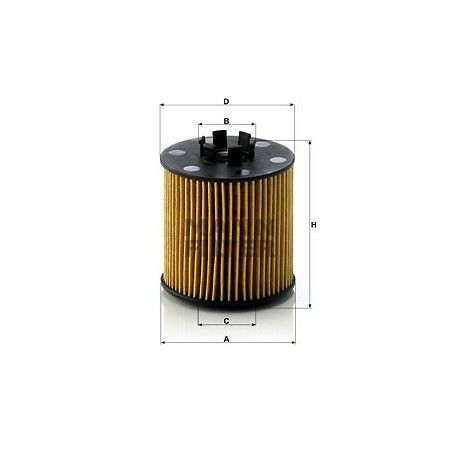 MANN Olejovy filter HU 712/6 x  OL.GOLF VI,IBIZA 2.0TDI 08-