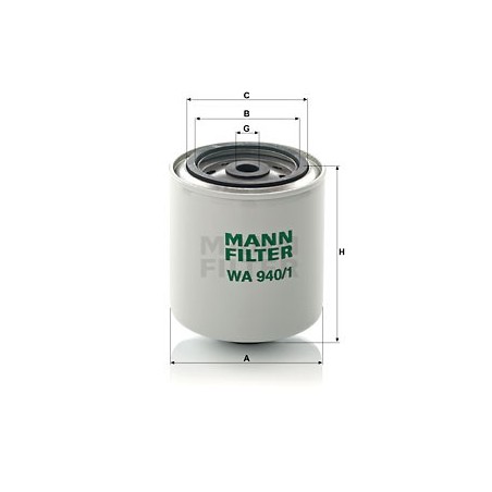 MANN Filter chladiva WA 940/1  OL.GOLF VI,IBIZA 2.0TDI 08-