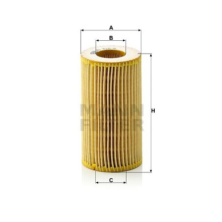 MANN Olejovy filter HU 718/6 x  OL.GOLF VI,IBIZA 2.0TDI 08-