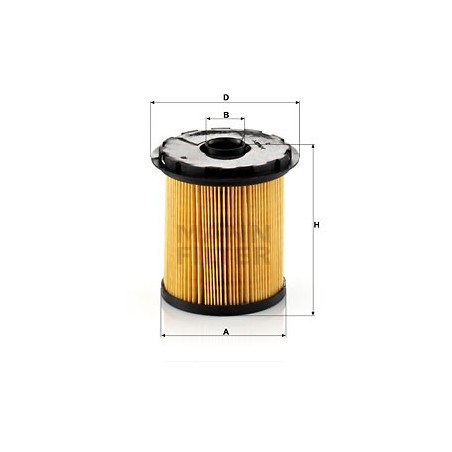 MANN Palivovy filter PU 822 x  OL.GOLF VI,IBIZA 2.0TDI 08-