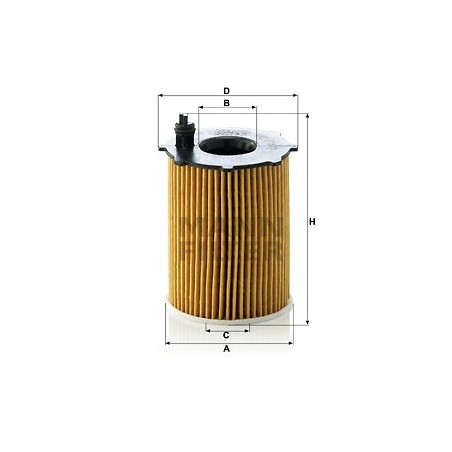 MANN Olejovy filter HU 716/2 x  OL.GOLF VI,IBIZA 2.0TDI 08-
