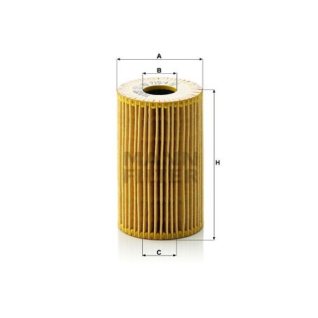 MANN Olejovy filter HU 715/4 x  OL.GOLF VI,IBIZA 2.0TDI 08-