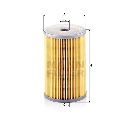MANN Palivovy filter P 725 x  OL.GOLF VI,IBIZA 2.0TDI 08-