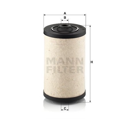 MANN Palivovy filter BFU 900 x  OL.GOLF VI,IBIZA 2.0TDI 08-