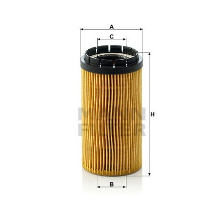 MANN Olejovy filter HU 718 x  OL.GOLF VI,IBIZA 2.0TDI 08-
