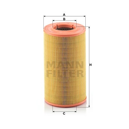 MANN Vzduchovy filter C 14 176  OL.GOLF VI,IBIZA 2.0TDI 08-